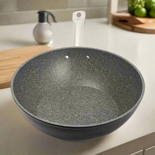 Serenk Excellence Granite Wok Pan, 28 cm Kia Day Design