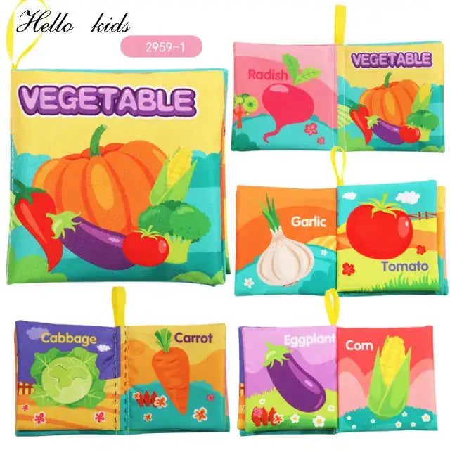 3D Soft Baby Cloth Books