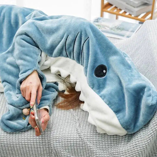 CozyShark Blanket Kia Day Design