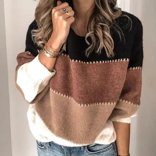 Soft Striped Sweater - Kia Day Design