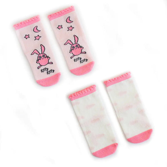 Milk&Moo Buzzy Bee and Chancin 4 Piece Baby Sock Set Kia Day Design