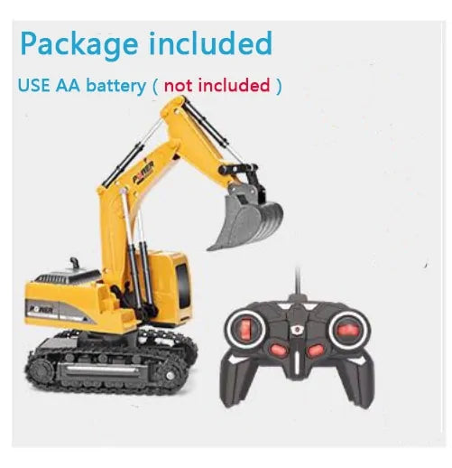 RC Excavator Toy Car Kia Day Design