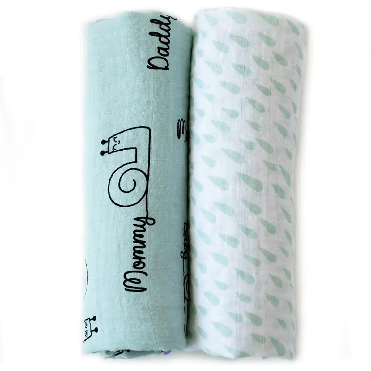 Milk&Moo Set of 2 Sangaloz Baby Muslin Swaddle Blanket Kia Day Design