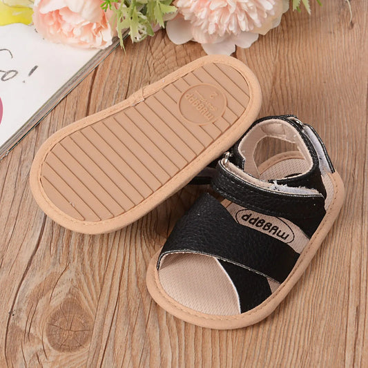 Summer Leather Baby Sandals Anti-Slip Kia Day Design