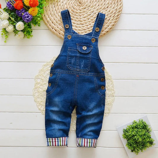Toddler Denim Overalls - Kia Day Design