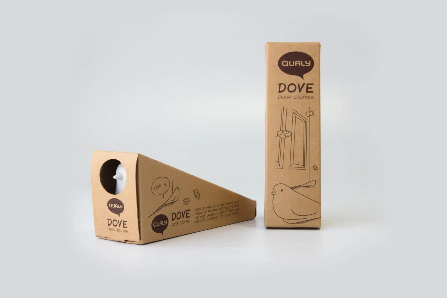 White Dove Decorative Door Stopper - - door stopper