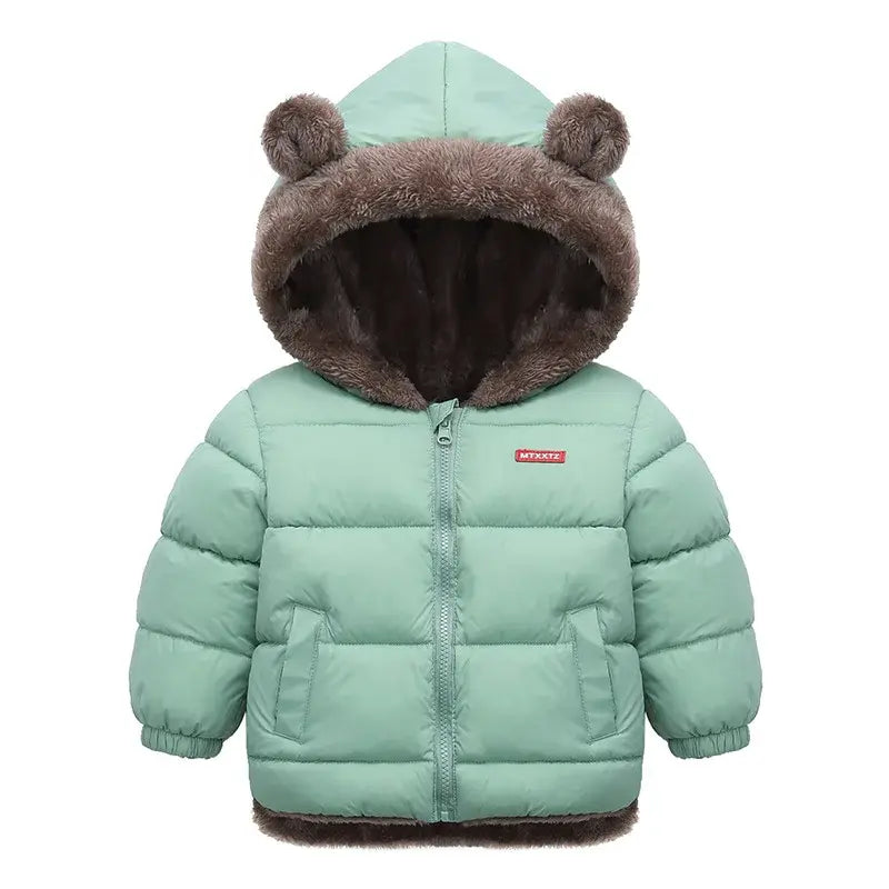 Children's Thick Fleece Coat Kia Day Design
