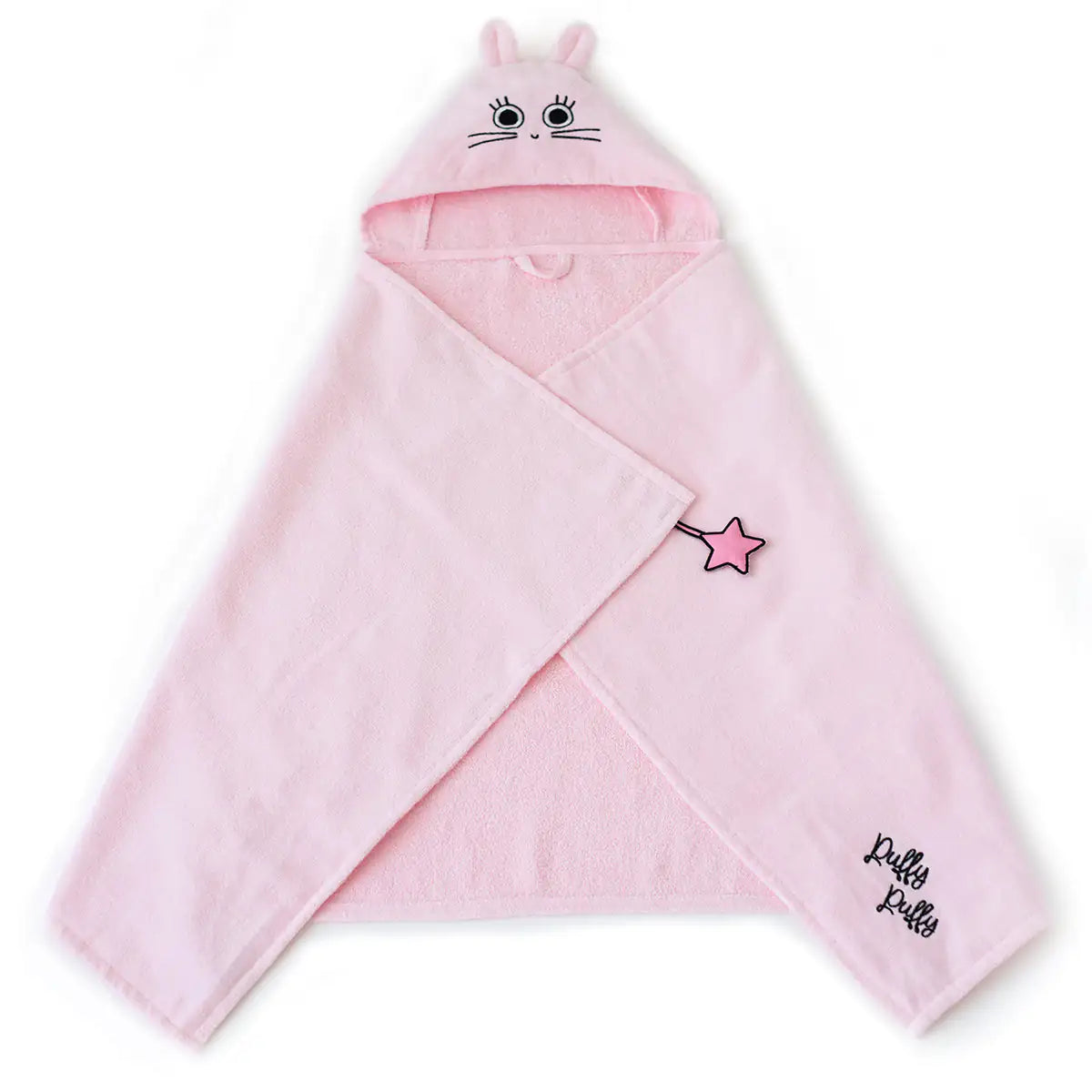 Milk&Moo Chancin Velvet Hooded Baby Towel Kia Day Design