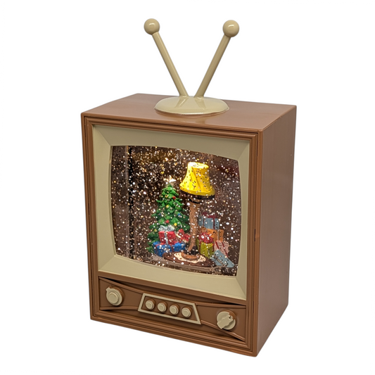 A Christmas Story LED Musical Television Waterglobe - 8.5 Inch - - Christmas >> Snowglobes