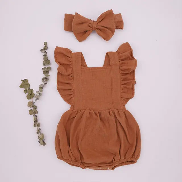 Organic Cotton Summer Baby Girl Clothes Kia Day Design