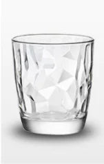 Imported Colorful Diamond Glass Water Cup (No Lid) Kia Day Design
