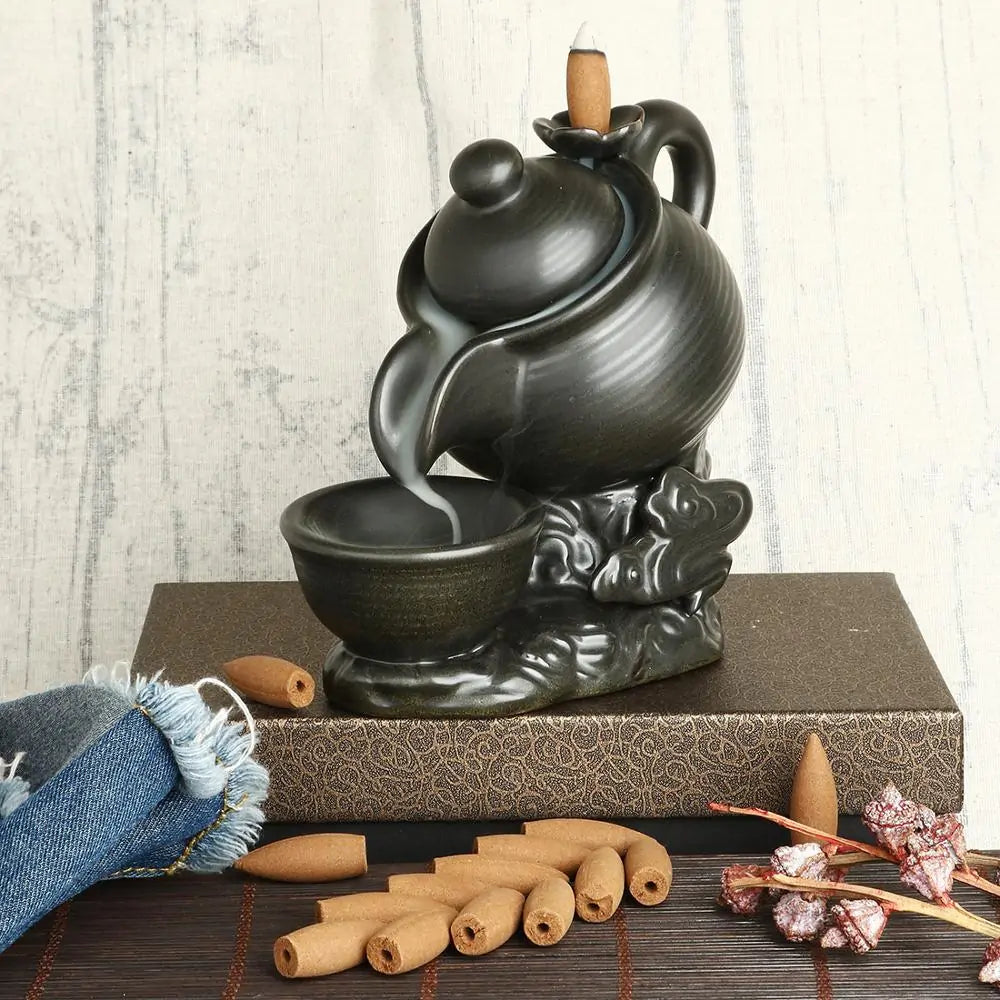 Tea Pot Incense Burner Kia Day Design