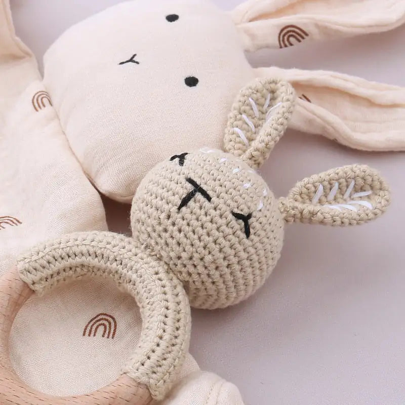 Facecloth Pacifier Chain Clip Set Kia Day Design