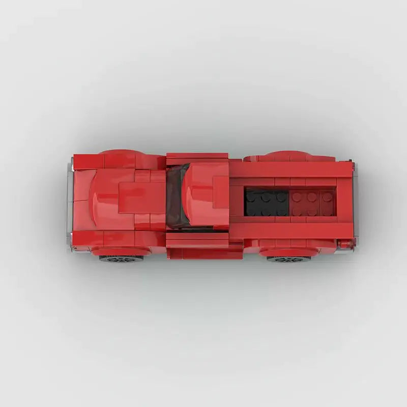 Old Classic F1 Racing Car Building Brick Block Toys Kia Day Design