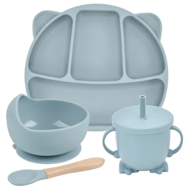 Silicone Baby Feeding Spoon Set Kia Day Design