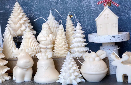 Christmas Cottage Candles - Kia Day Design