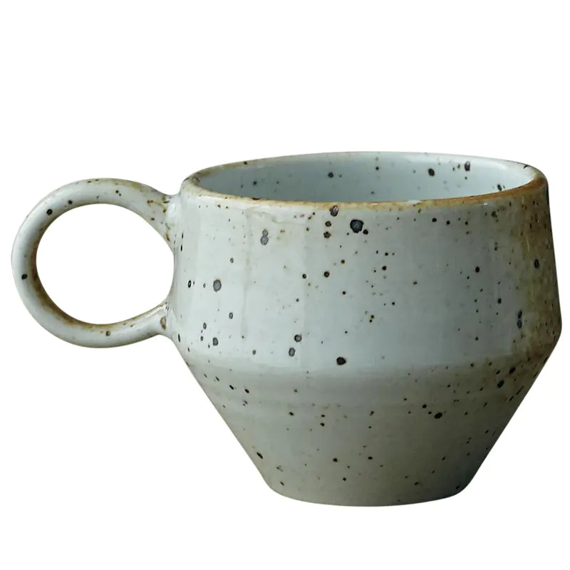 Handcrafted Japanese Ceramic Coffee Mug - Small Size - - mug