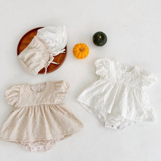 Bubble Short Sleeve Infant Dress - Kia Day Design