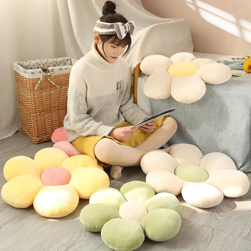 Six Petal Flower Cushion - Kia Day Design