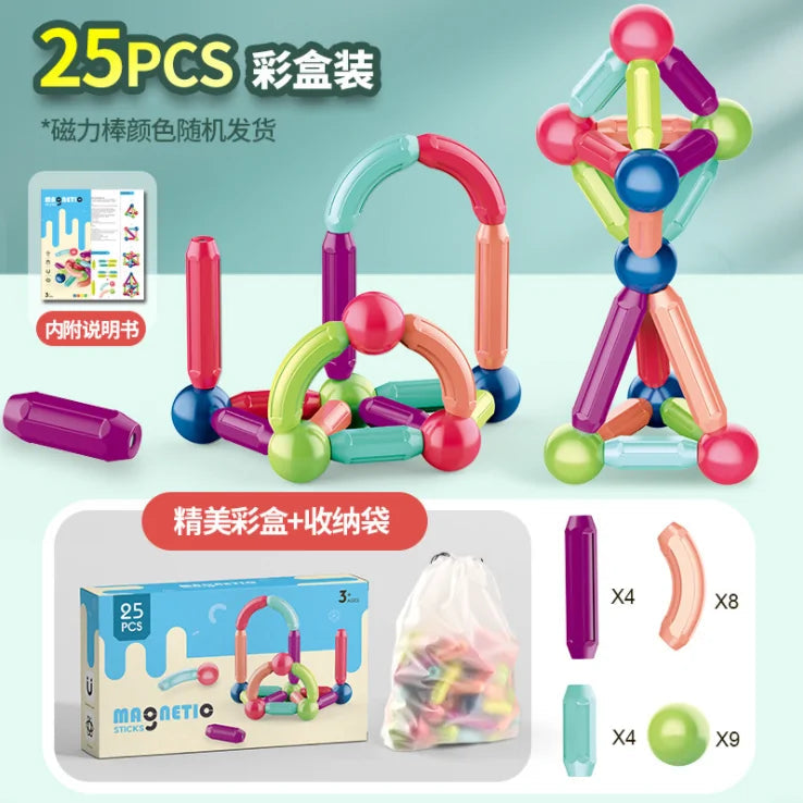 Magnetic Constructor Block Toy Set - Kia Day Design