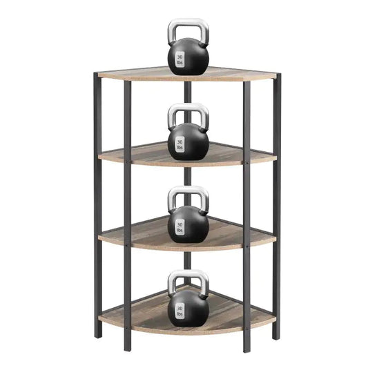 4-Tier Corner Shelf Multipurpose Stand - Kia Day Design