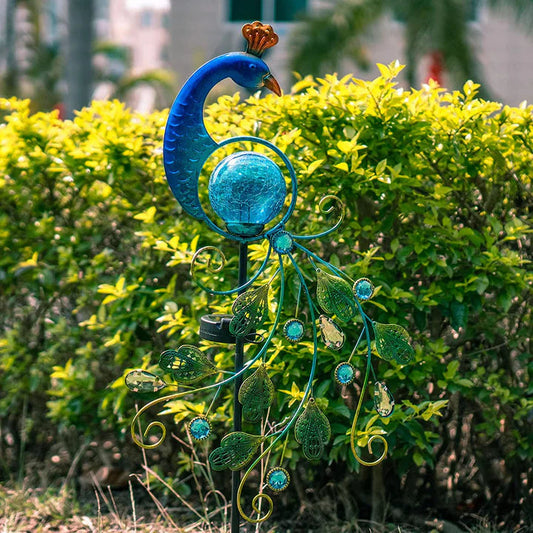 Glorious Peacock Solar Light Kia Day Design