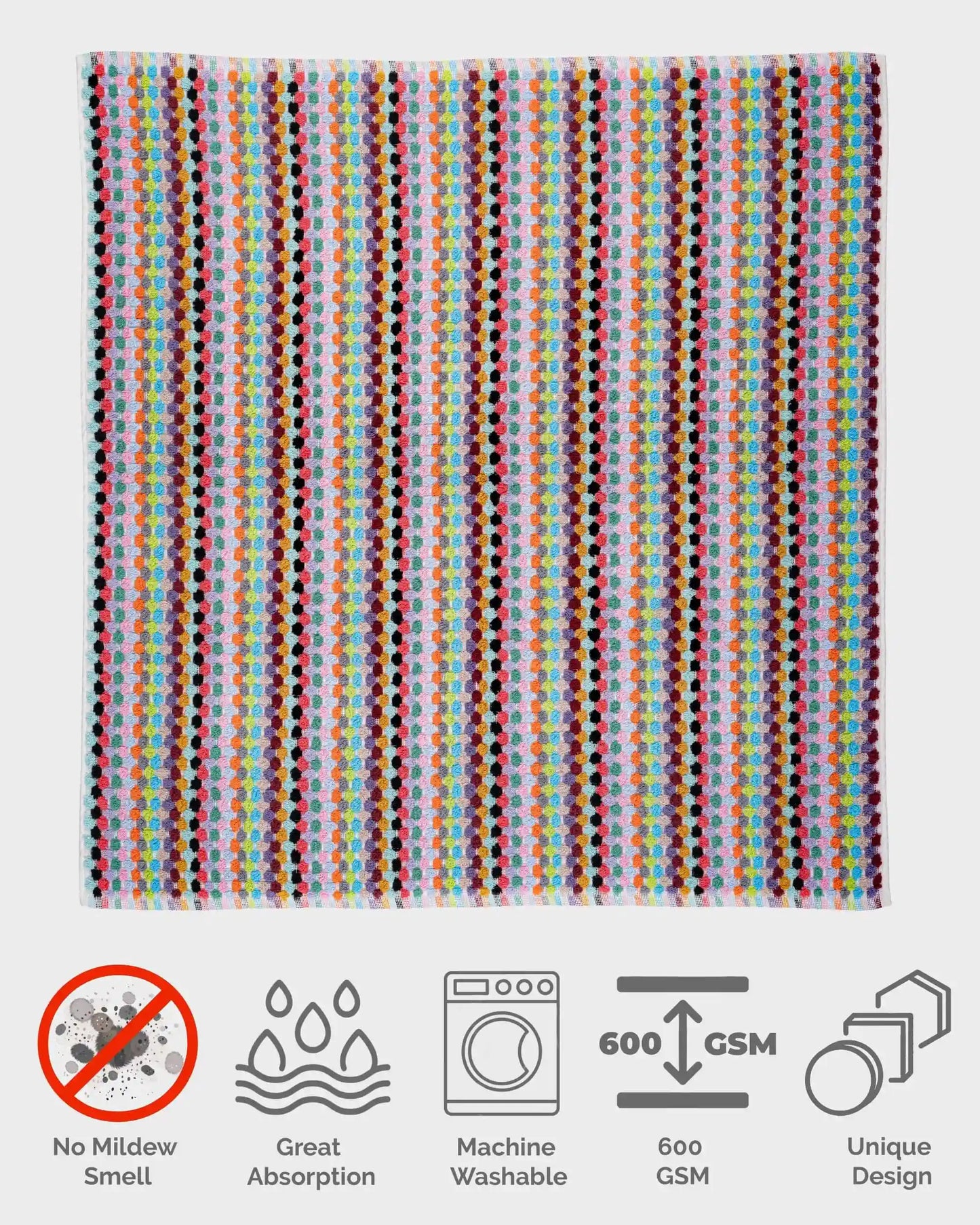 Pom Pom Bath Mat - - Bath Towels