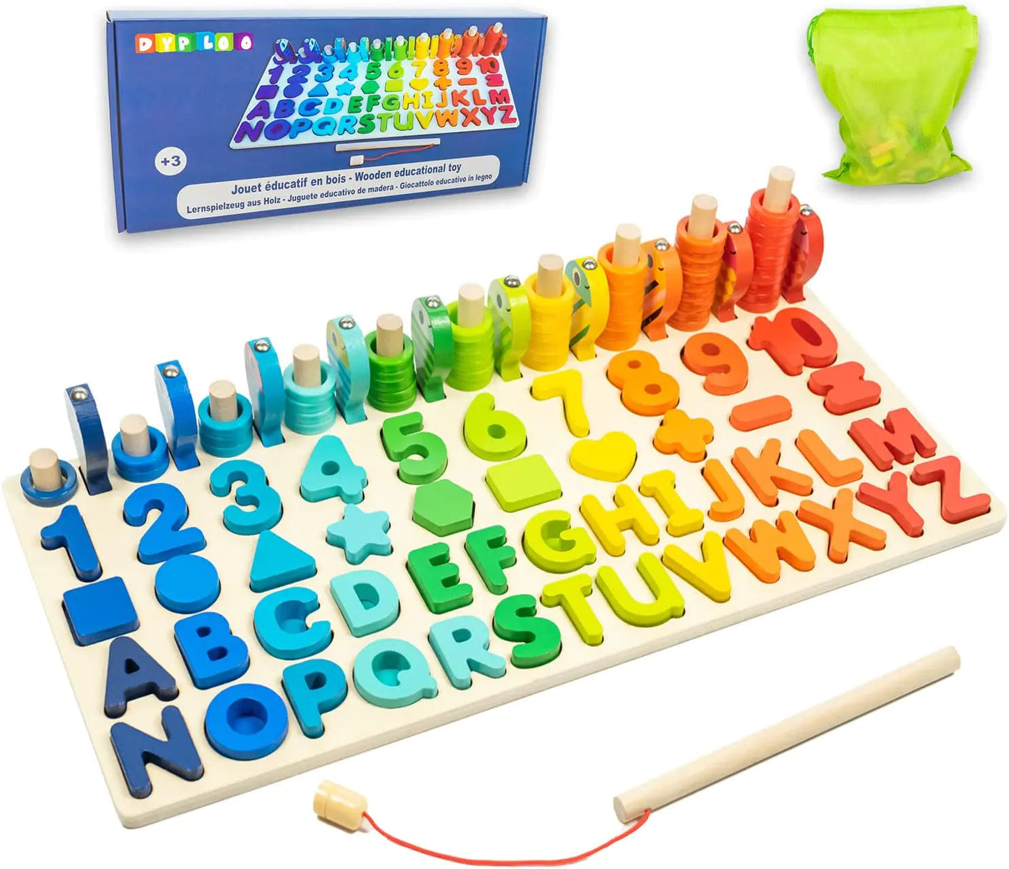 Montessori Educational Wooden Puzzle Kia Day Design