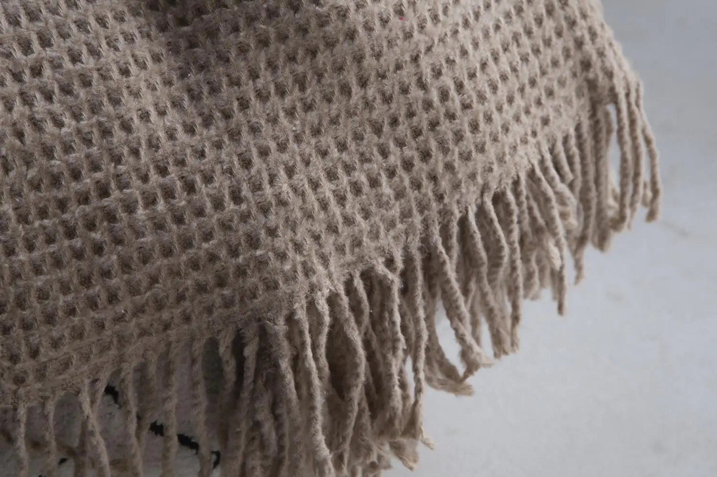 Aksu Brighton Collection Waffle TV Blanket 130x170 Beige Kia Day Design