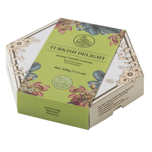 Hacı Bekir Turkish Delight With Extra Pistachio 325 Gr. Kia Day Design