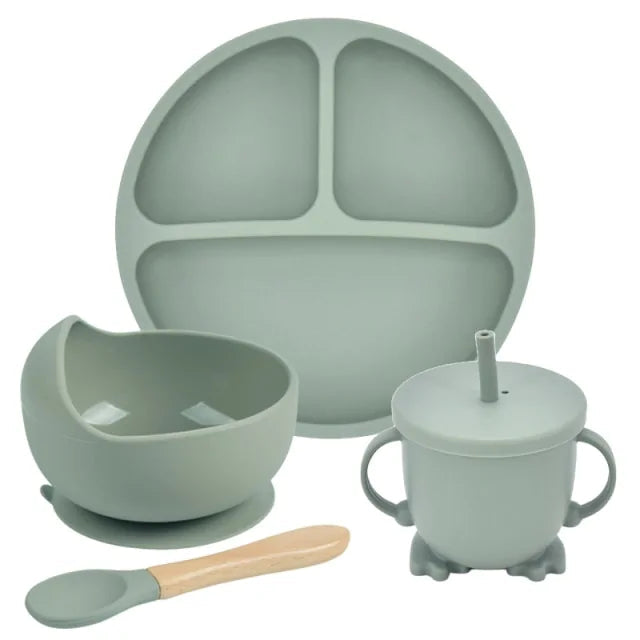 Silicone Baby Feeding Spoon Set Kia Day Design