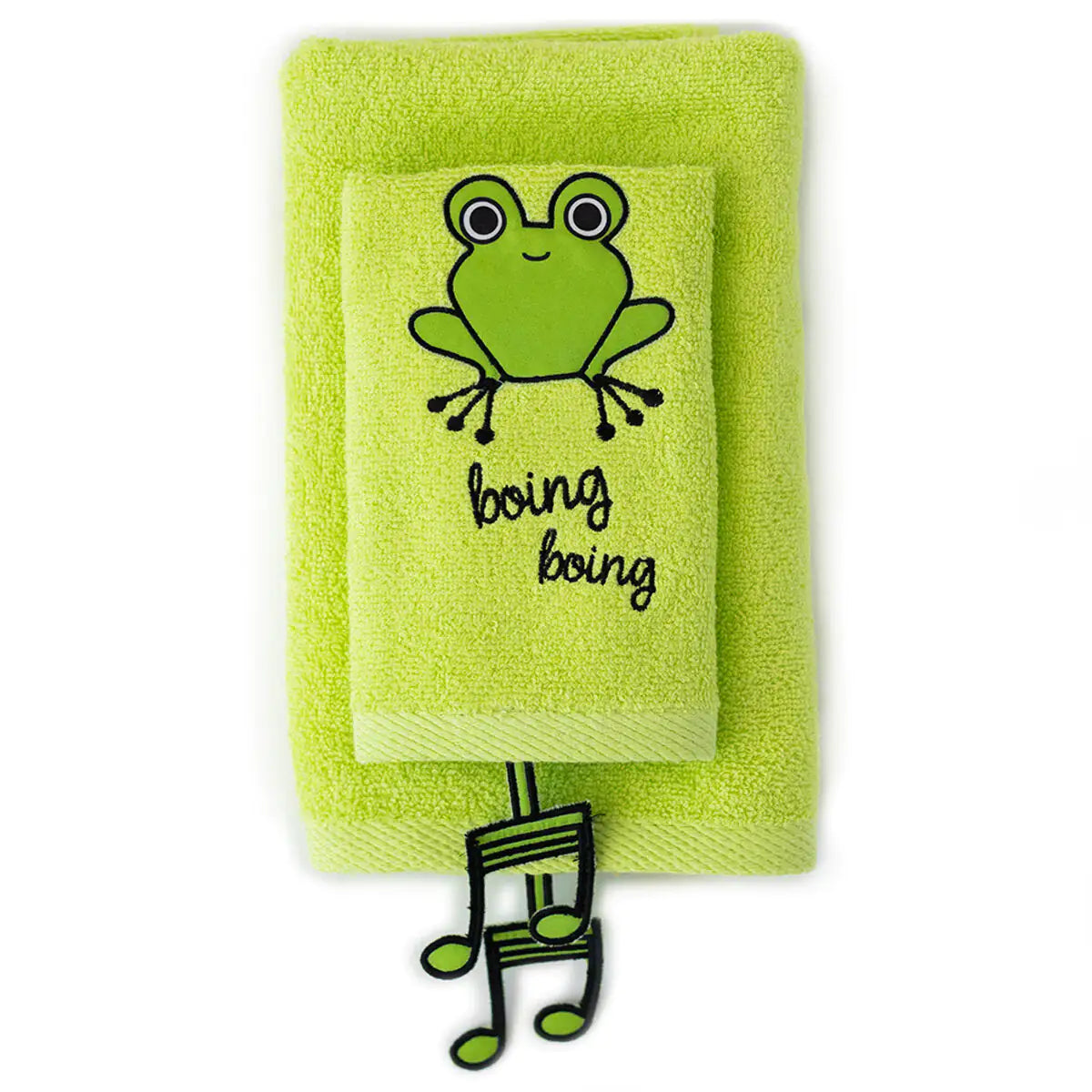 Milk&Moo Cacha Frog Baby Towel Set of 2 Kia Day Design