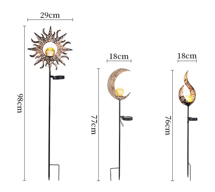 Solar Lawn Lamps - Kia Day Design