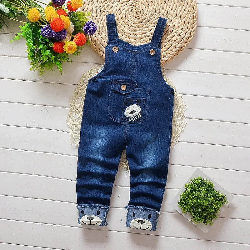 Toddler Denim Overalls - Kia Day Design