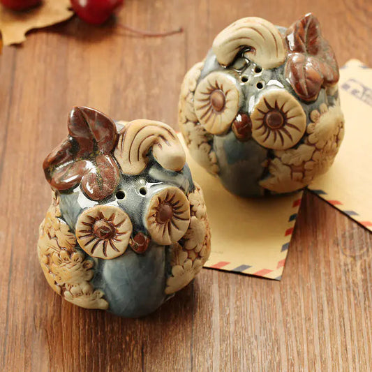 Ceramic Spice Jar and Seasoning Bottle Kia Day Design