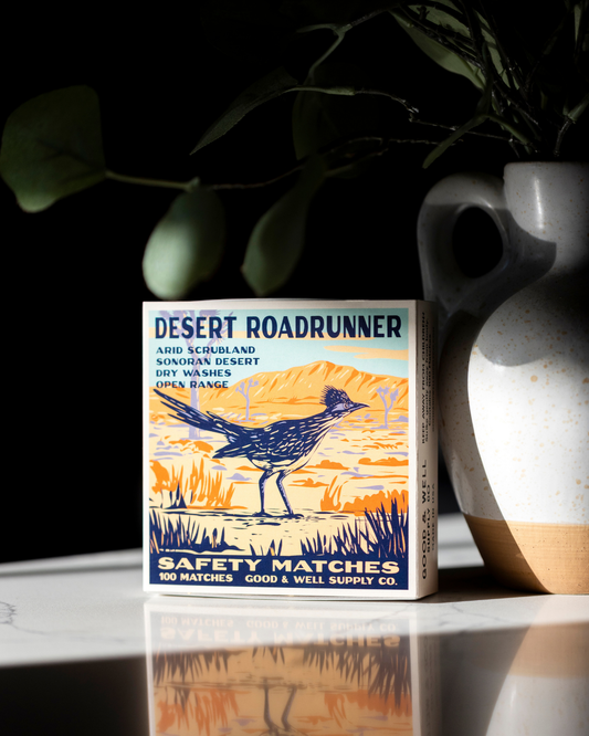 Desert Roadrunner Cabin Matches - - matches