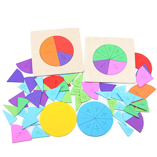 Montessori Mathematics Fraction Board Kia Day Design