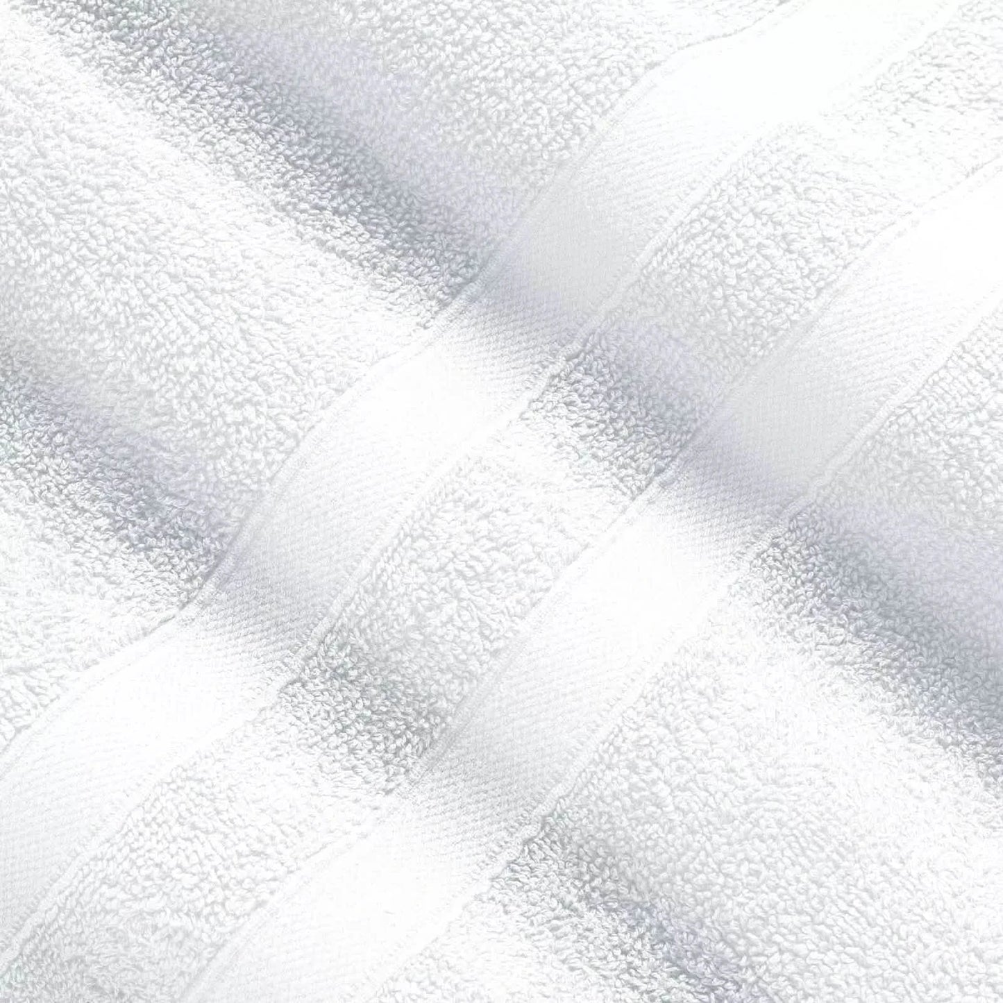 12-Piece Set: Bibb Home Zero Twist Egyptian Cotton Towel Set - - Bath
