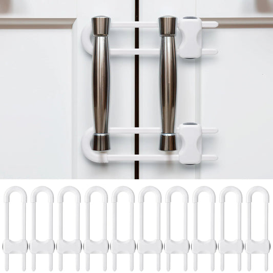 10 Pack U-Shaped Child Proof Cabinet Locks - Kia Day Design