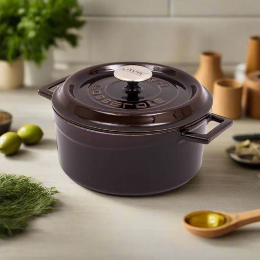 LAVA Premium Round Cast Iron Dutch Oven 24 cm Kia Day Design