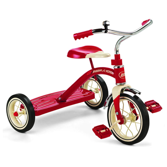 Radio Flyer Classic 10 Inch Toddler Tricycle with Rubber Tires and Steel Frame Red - Kia Day Design
