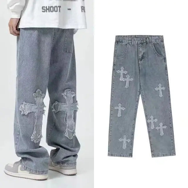 Kids High Waist Jeans - blue Extra Large - jeans
