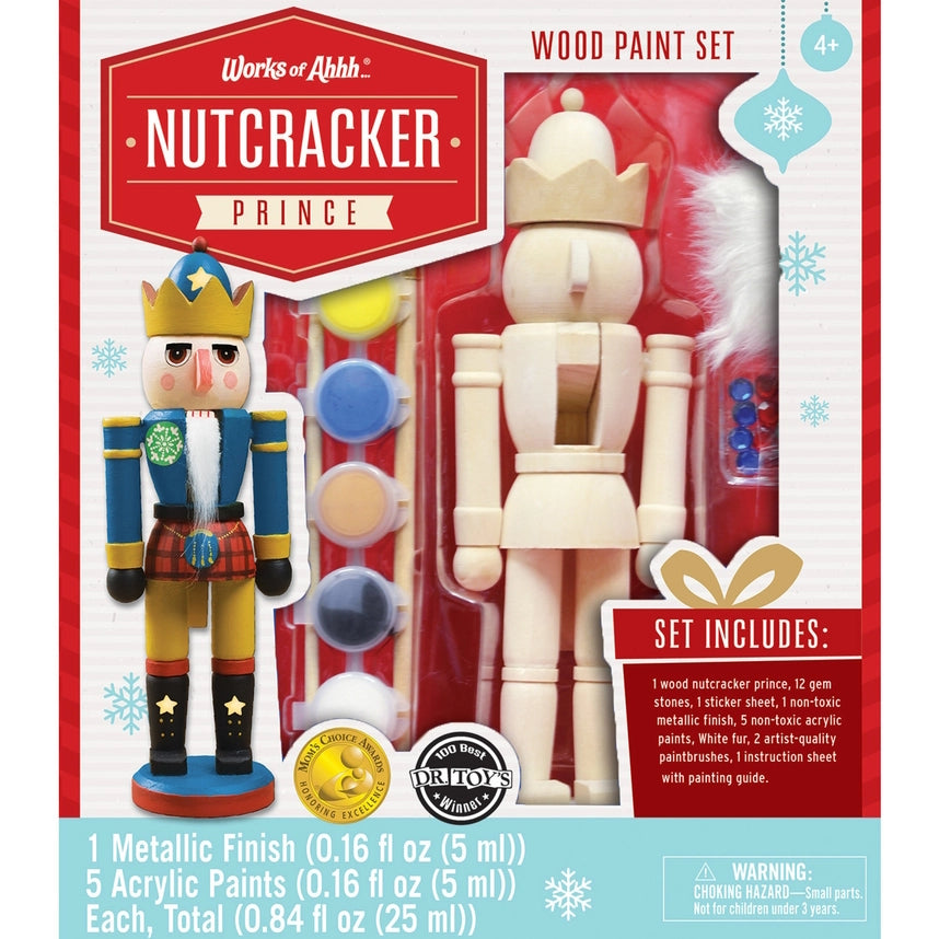 Nutcracker Prince Wood Craft And Paint Kit - Default Title - Christmas >> Nutcrackers