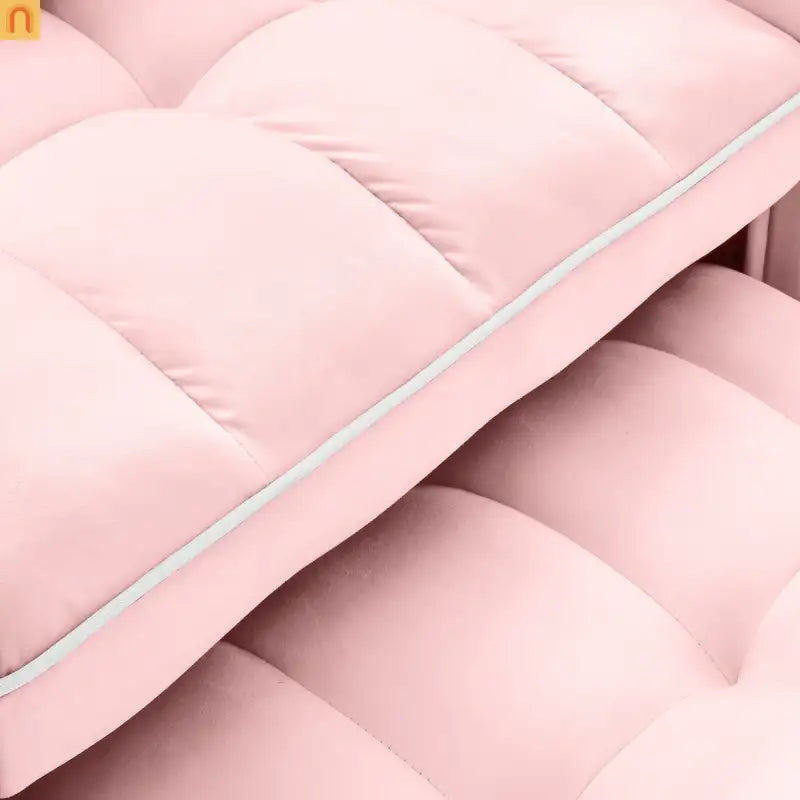 Sofa Bed Chair Convertible Velvet Pink Pull-Out Twin USB- NIKKI CASA- {{Product type}}
