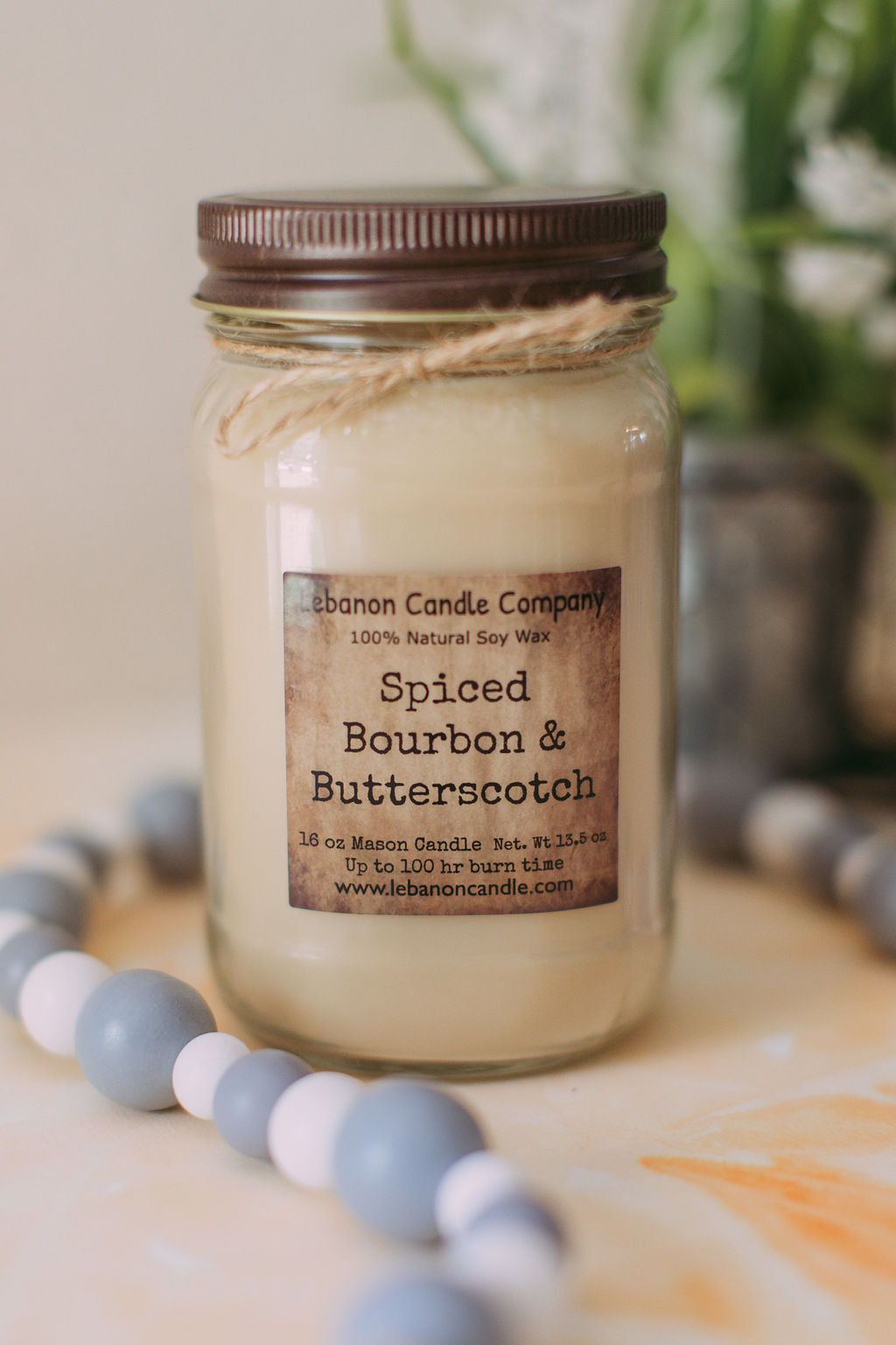 Spiced Bourbon & Butterscotch Candle - - Candles & Melts