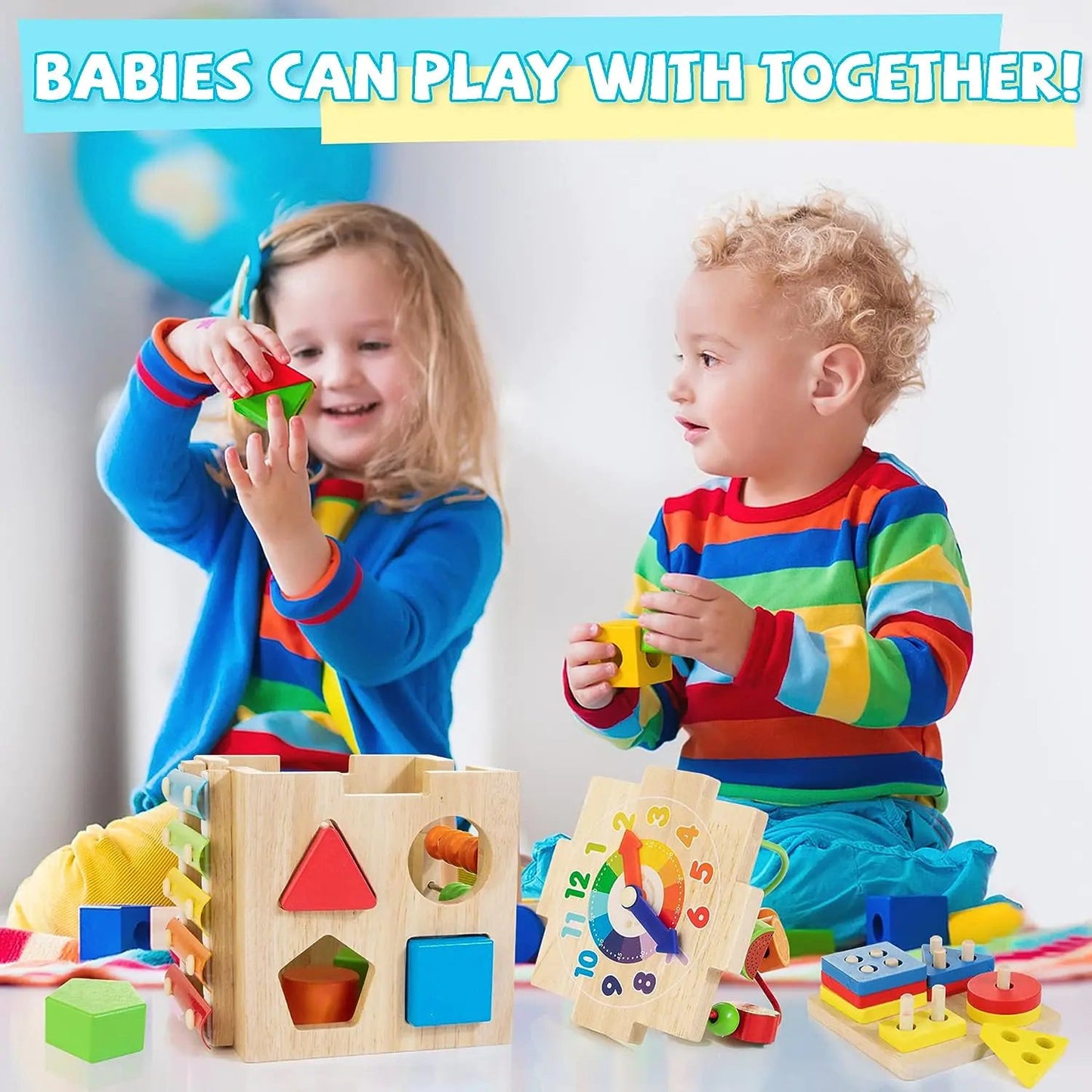 8-in-1 Montessori Toys for Toddlers - Kia Day Design