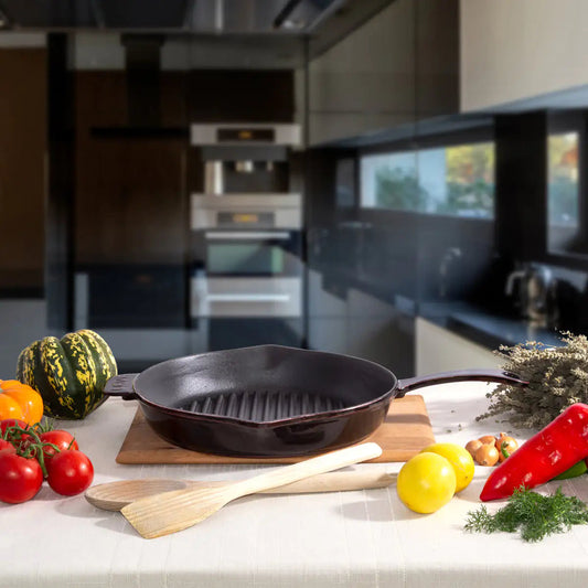 LAVA Premium Cast Iron Grill Pan Kia Day Design