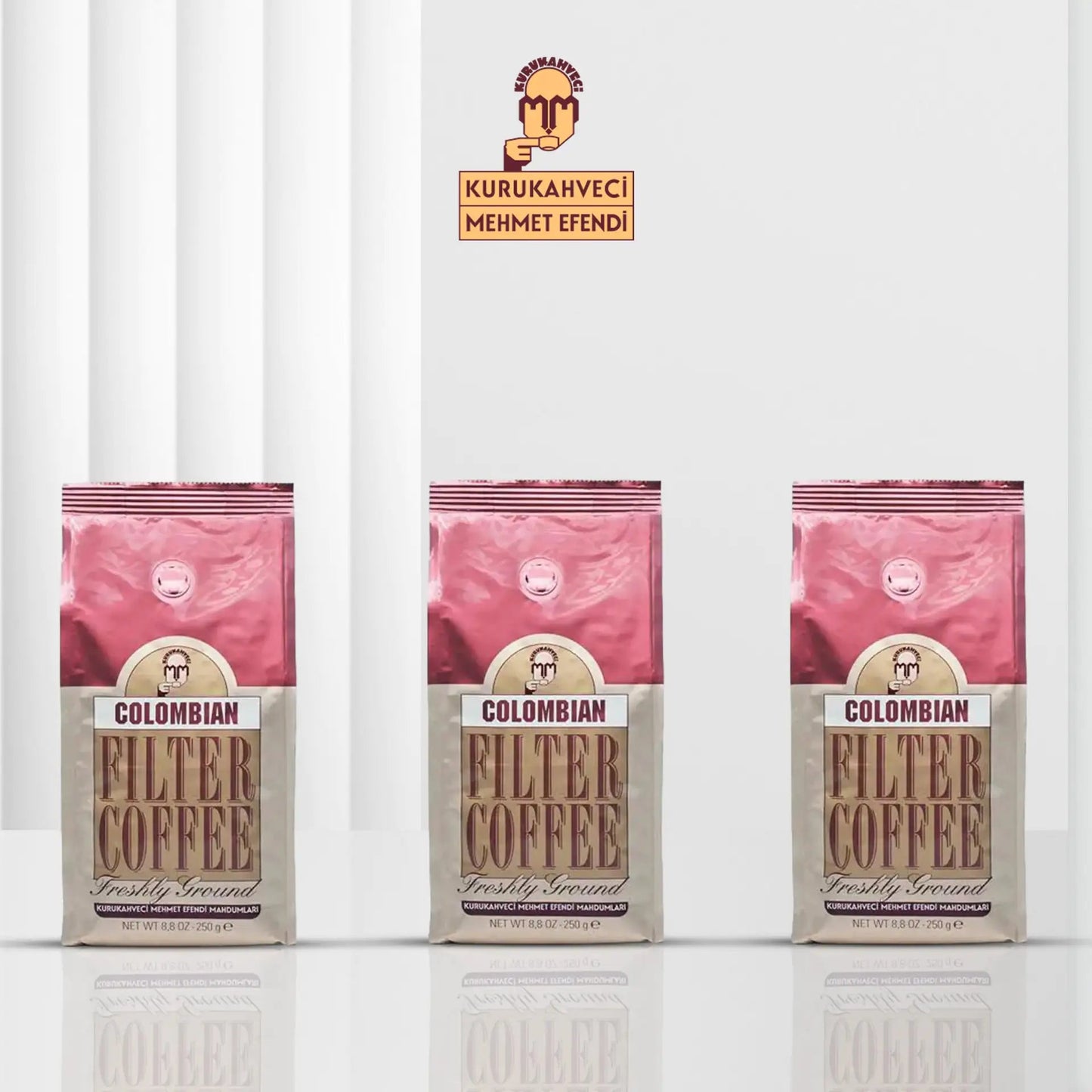 3 Kurukahveci Mehmet Efendi Colombian Filter Coffee 250 gr - Kia Day Design
