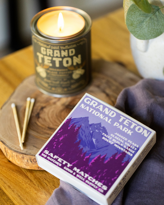 Grand Teton Vintage National Park Cabin Matches - - matches