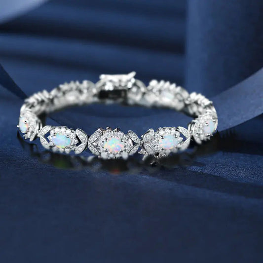 Zircon Opal Fashion Jewelry Bracelet - - bracelet